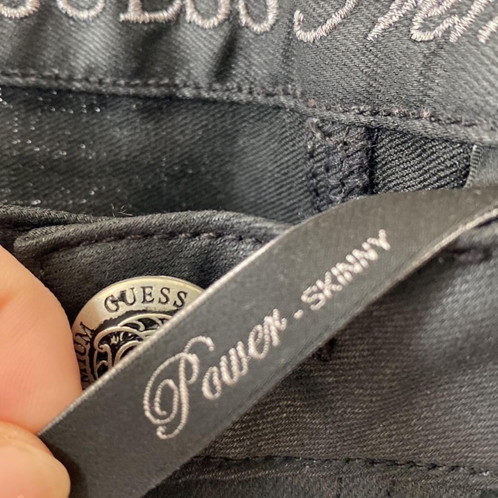Womens Guess Premium stretch black pants - Picture 9 of 9
